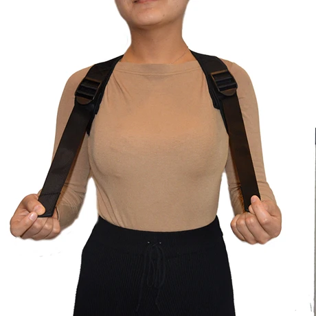 

Breathable professional clavicle back posture corrector adjustable posture corrector, Black