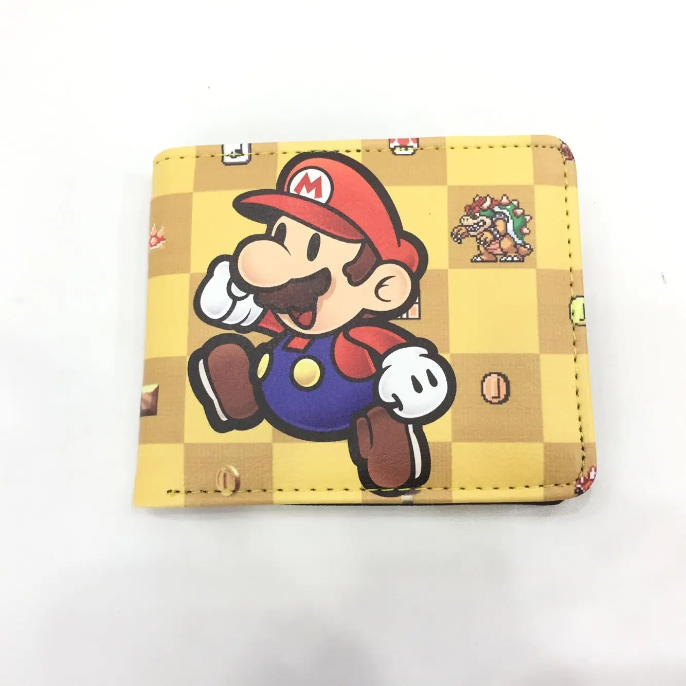 

Professional PU PVC Wallets Supply Game Purses Cartoon Short Leather Coin Money Clip Super Mario Wallet for Men Women Students