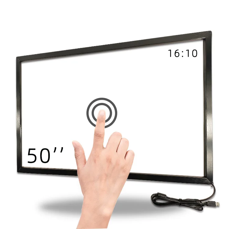 

Made in China 50 inch USB multi-touch points smart interactive infrared touch screen frame