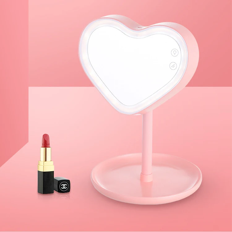 

Folding Abs 1200Mah Battery Led Dimmable Lights Table Led Mirror