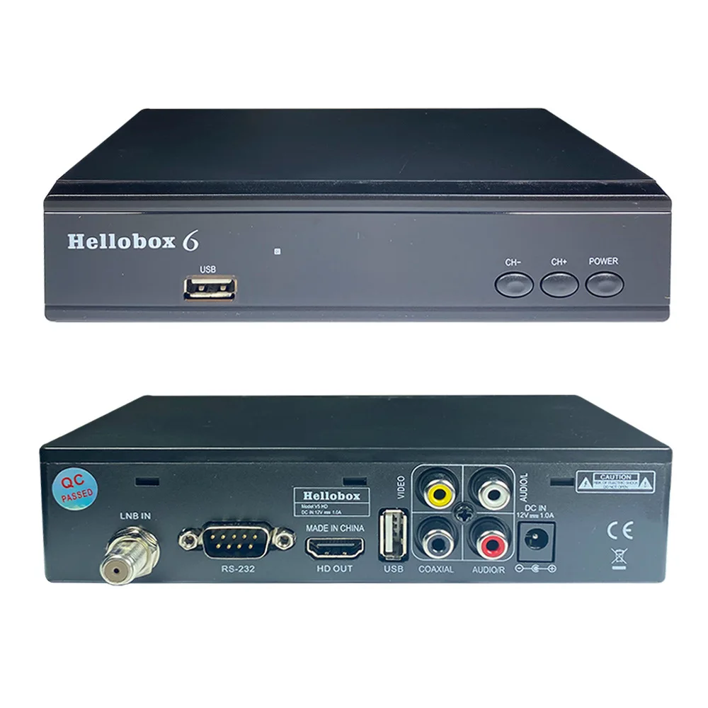 

Verified Supplier New Arrival Hellobox 6 IPTV Satellite TV Receiver