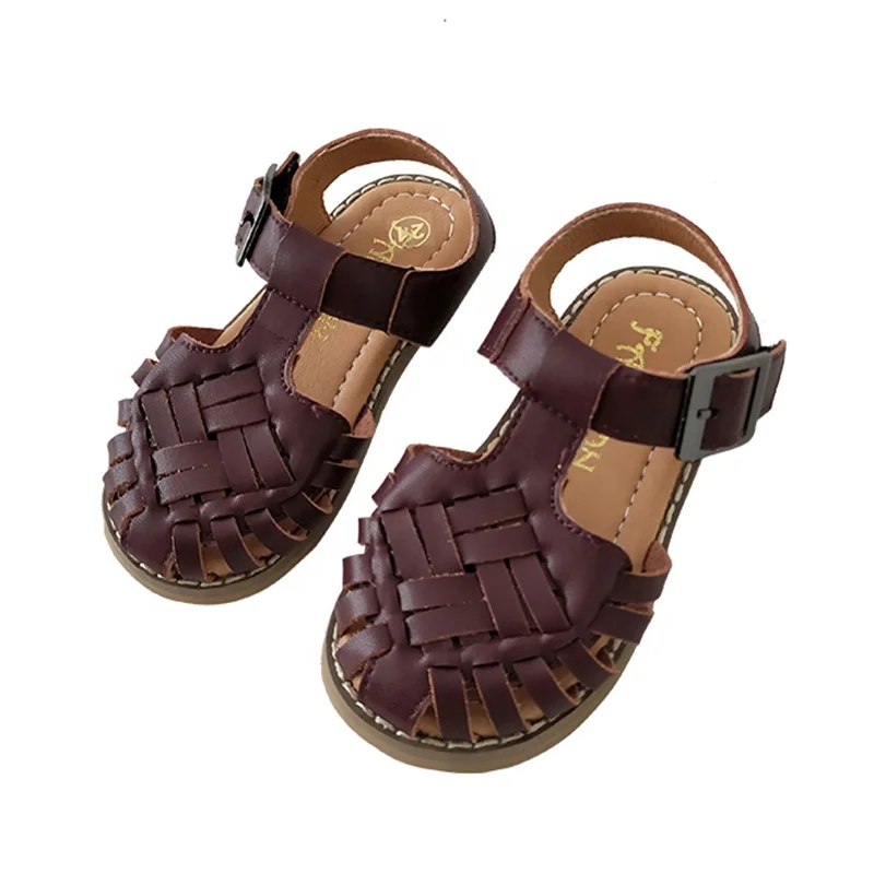 

5429 Kids shoes summer leather shoes baby girl princess sandals