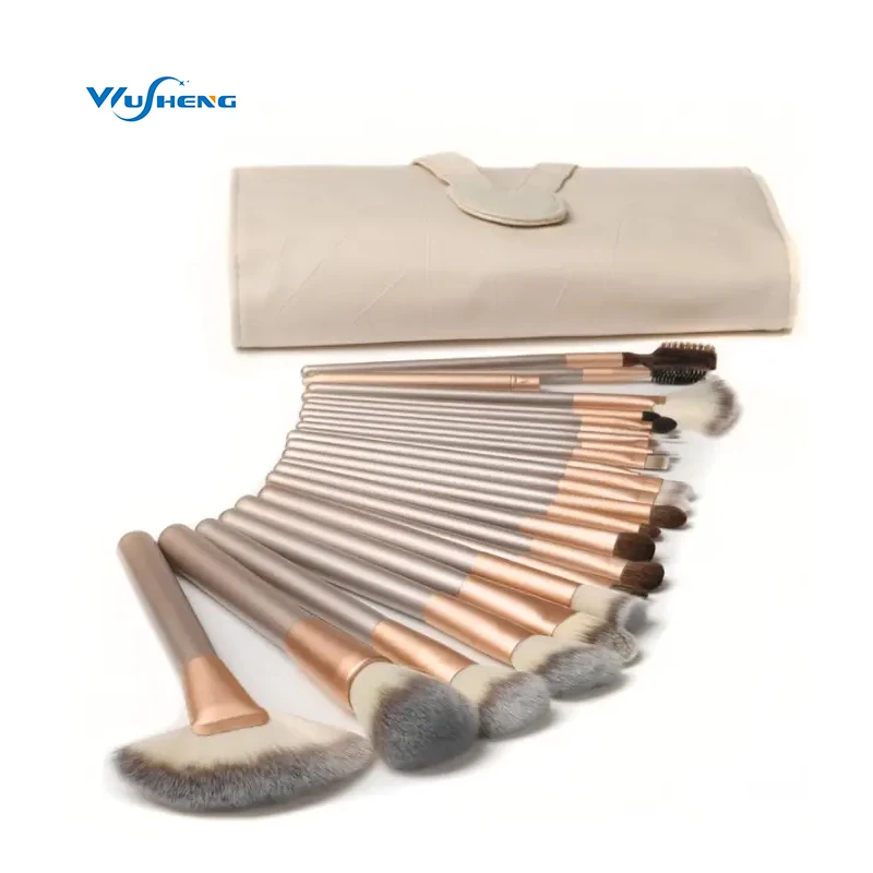 

24 pcs makeup brushes Makeup brush set supplier makeup brush tools with bag