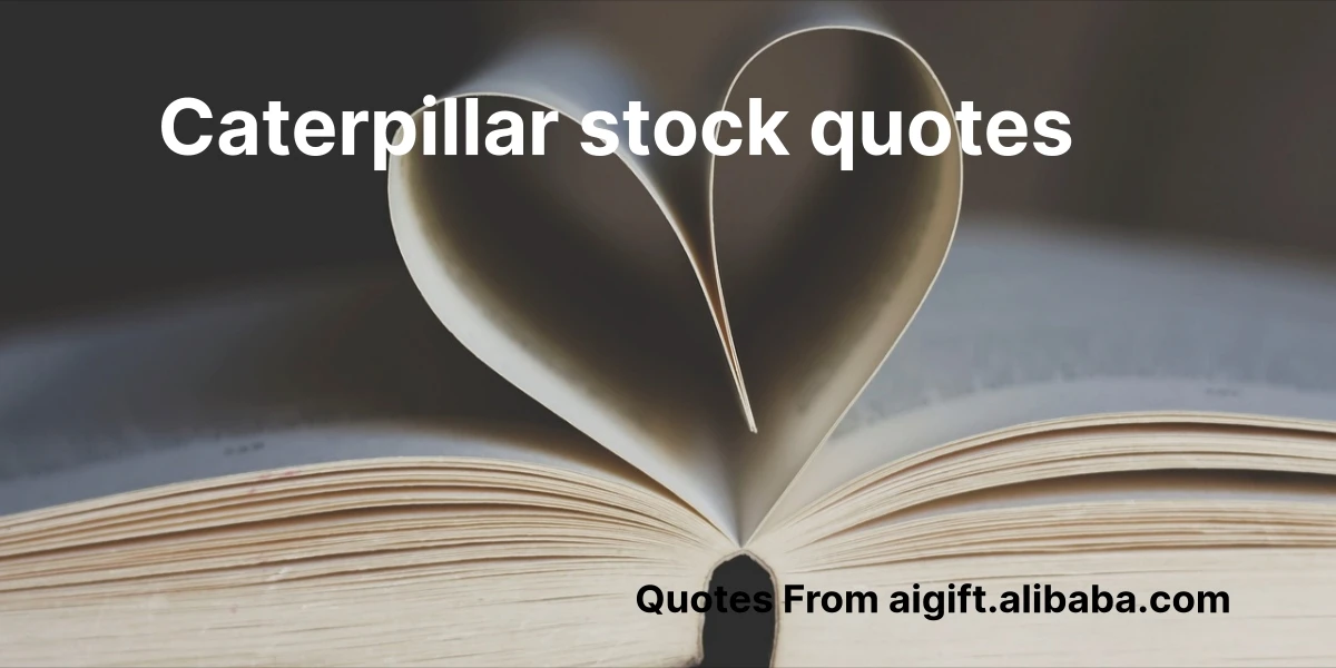 caterpillar stock quotes