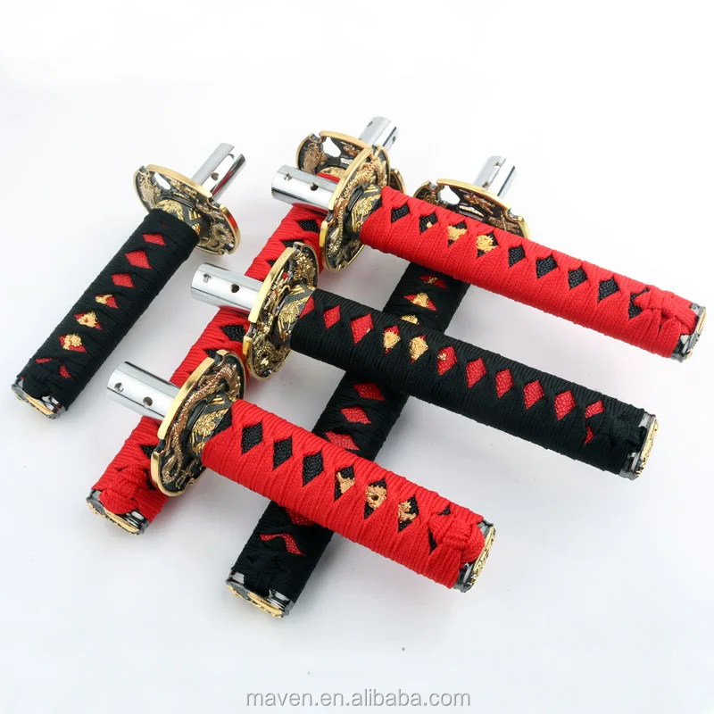 
Universal 15 30CM Samurai Sword Katana Car Truck Gear Shift Knob Shifter Stick Lever Head 