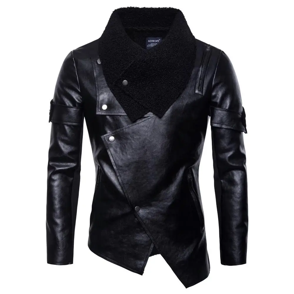 

Fashion Jacket bomber Jacket Black leather Jacket Winter LeatherJackette For Men
