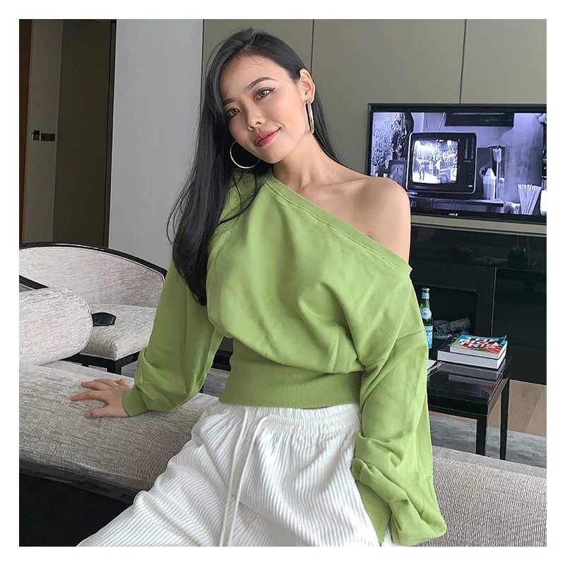 

OEM custom streetwear sexy cropped hoodie woman long sleeves crop top hoodie for women