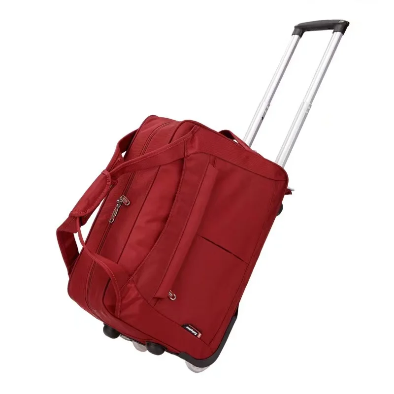 

Manufacturer Luggage Woman Travel Trolley Rolling Wheeled Duffle Bag