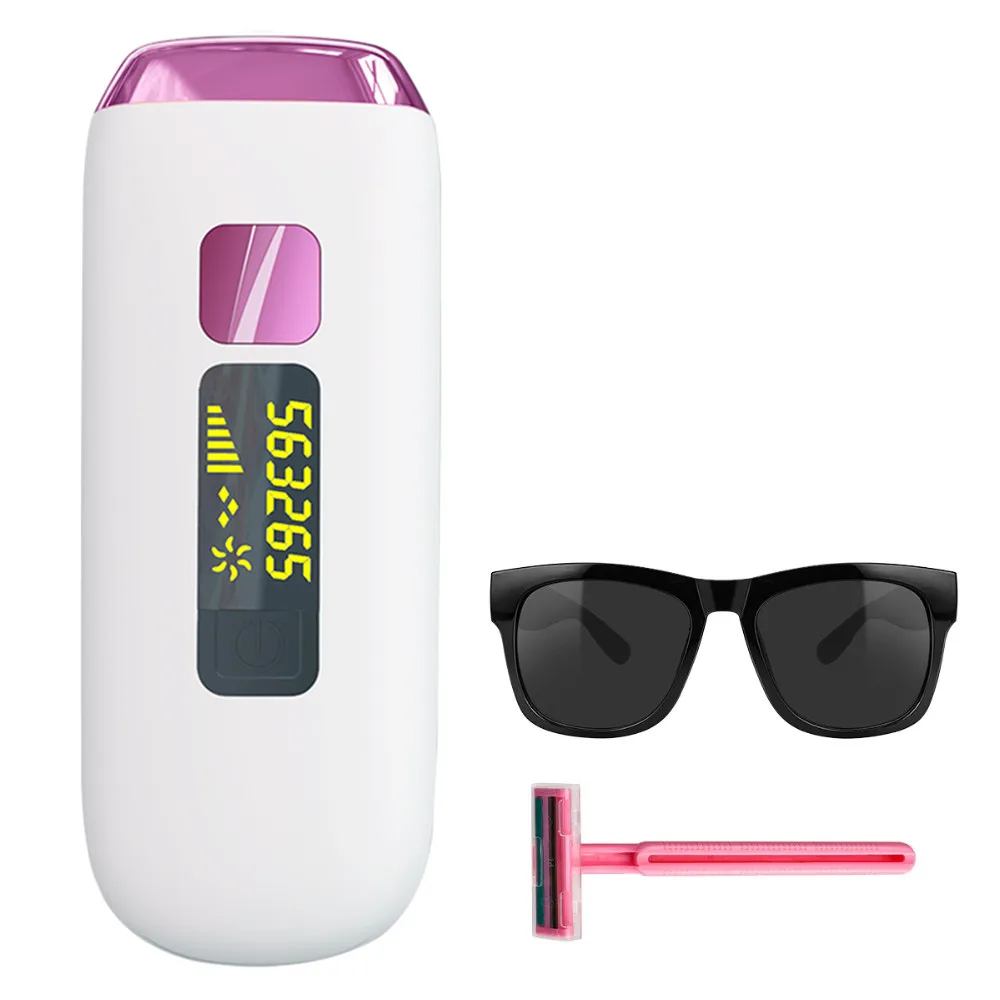 

990000 flashes IPL permanent hair removal portable mini smart facial hair removal handset