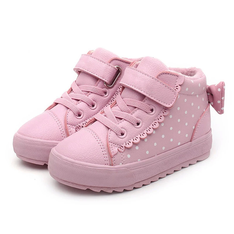 

High top air skateboard shoes kids Winter Microfiber children shoes girls, As photos,or as your request