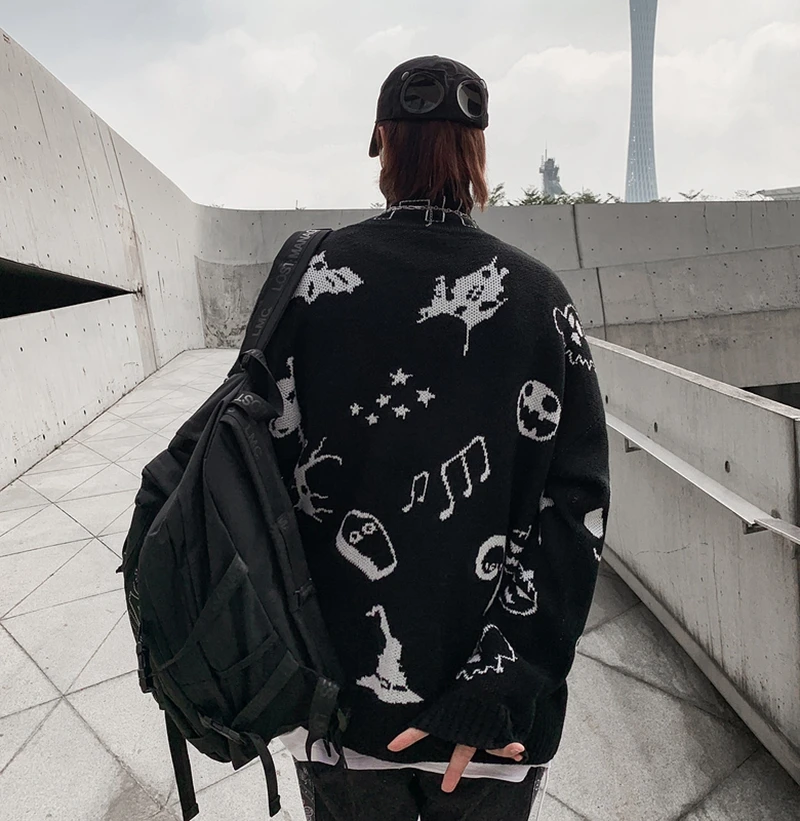 
Good Quality Letter Fashion Knitted Turtleneck Sweater Mens Turtleneck Sweater Mens High Collar Sweaters 