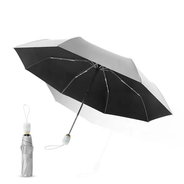 

2020 New Silver Coating Umbrella UV Protection Automatic Foldable Umbrella, Customized color