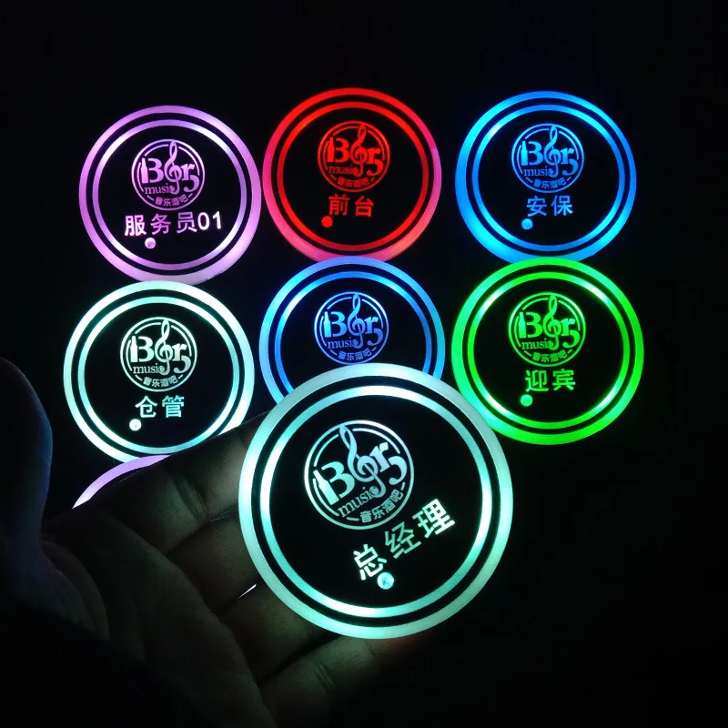 

Custom LED Acrylic Flashing Blank Button Badge Plastic Safety Pin Badge USB Rechargeable badge, Red, green, blue, etc