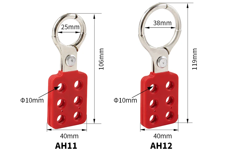 Multi-type Safety Aluminum Steel Lockout Hasp Lock Loto Tagout Device