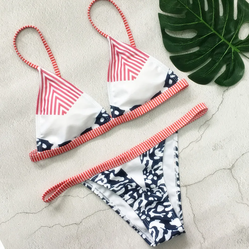 Swimwear Beachwear Mini Micro Bikini Cross Front Swimwear Fashion ...