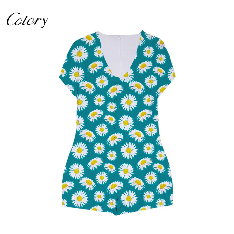 

Colory Ladies Sleepwear Fashion Design Jumpsuit Onesie Adult Sexy, Picture shows