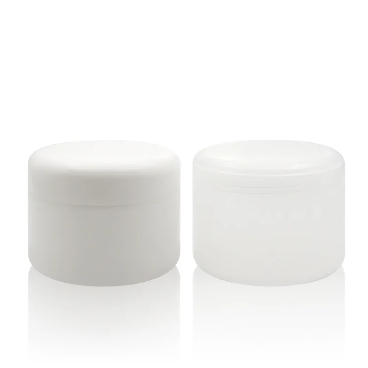 
Empty cosmetic containers 20g 30g 50g 100g 150g 200g 250g clear white plastic cream jar 