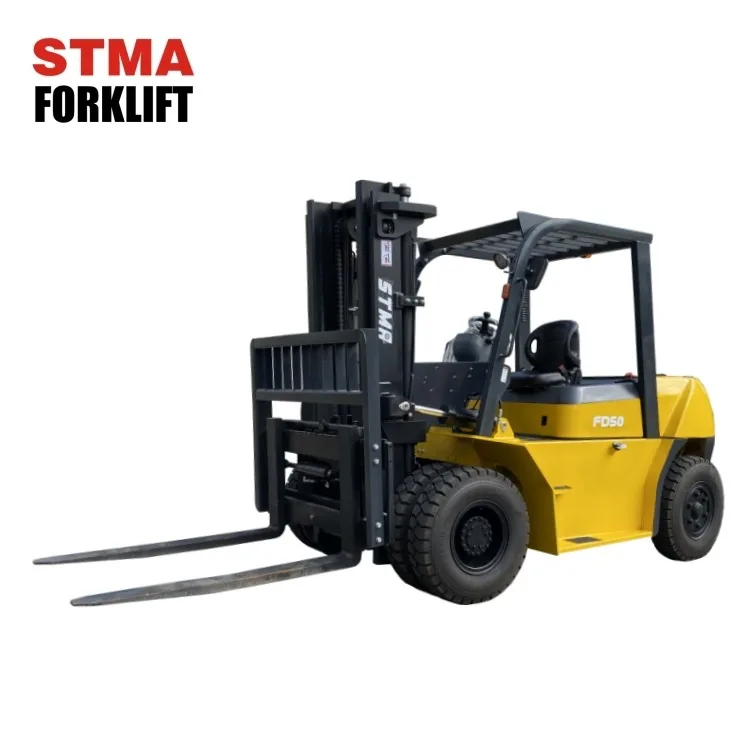 STMA big 5 ton forklift 5 ton diesel 5000kg with Mitsubishi S6S engine for 65.5kw/2250min
