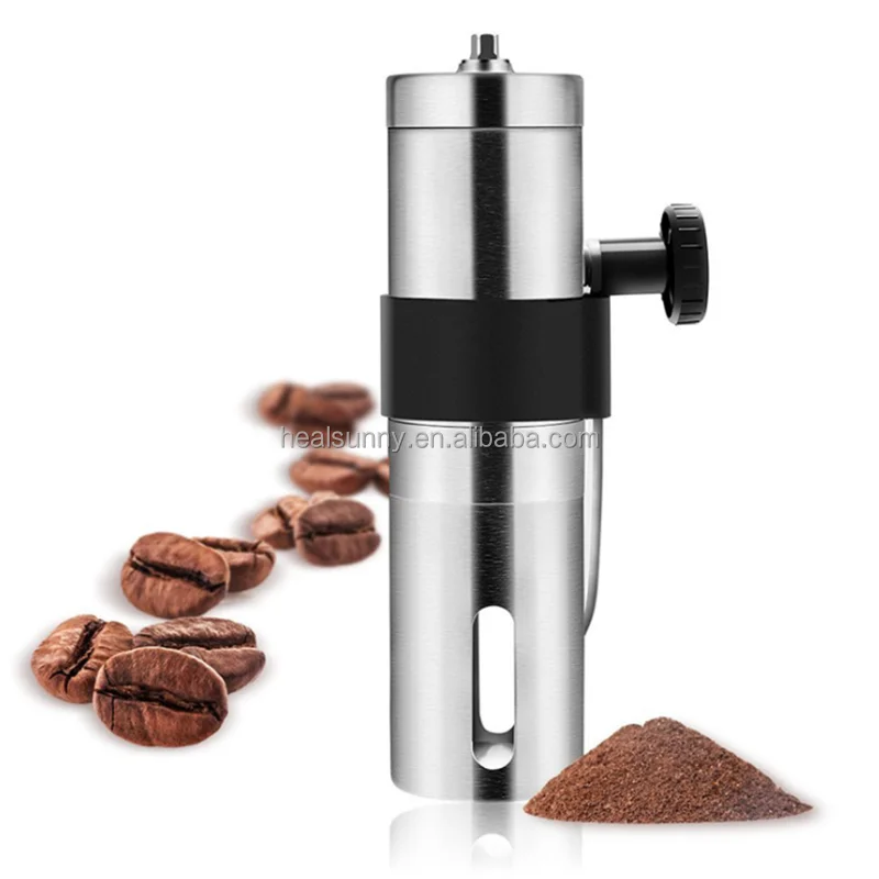 

Beans coffee grinder manual stainless, Sliver