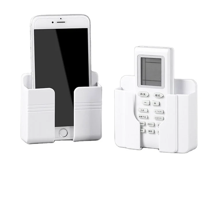 

Universal Home Mobile Wall Mount Stand Adhesive Durable Socket Phone Charging Holder, As picture