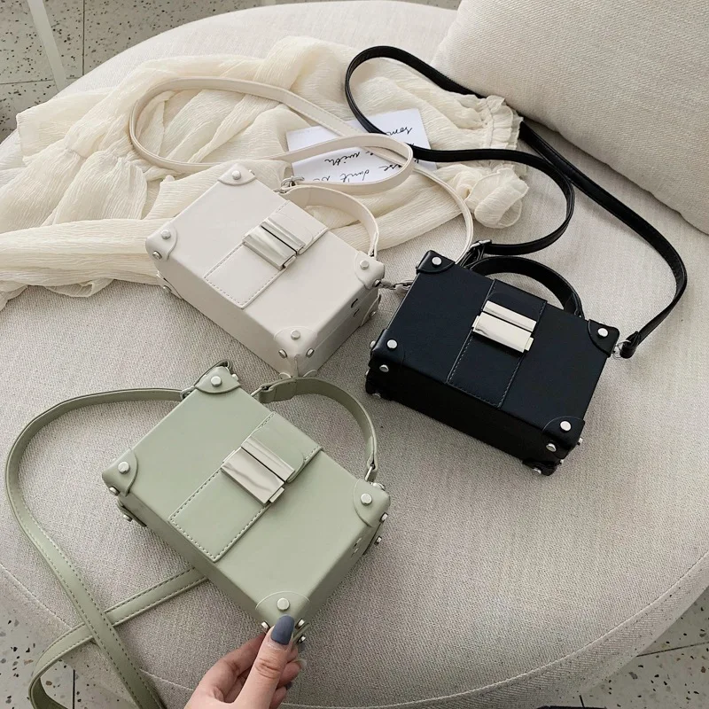 

2020 New Fashion lady handbags box square hand bags luxury purses for women
