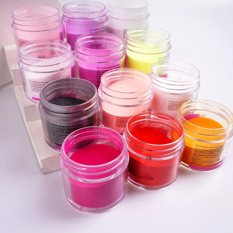 

Wholesale Vendors Bulk 9 Color Private Label Nude Clear Nail Dipping Acrylic Powder For Nails, 9 colors or custom