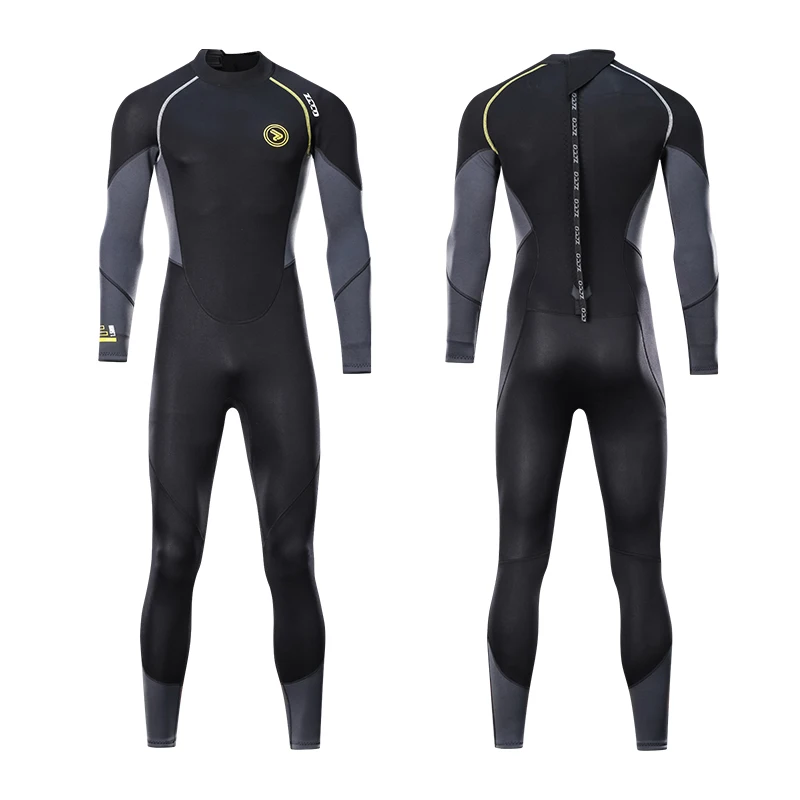 

1.5mm back Zip Snorkeling diving men Full Body wetsuits Diving for sale neoprene dive Wetsuit, Black