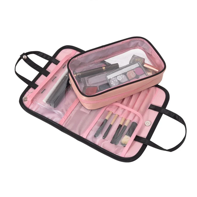 

Wholesale Fashion Storage Bag Unisex Large Capacity Travel Multifunctional Two-in-one Portable Cosmetic Storage Bag Wash Pouch, Customizable