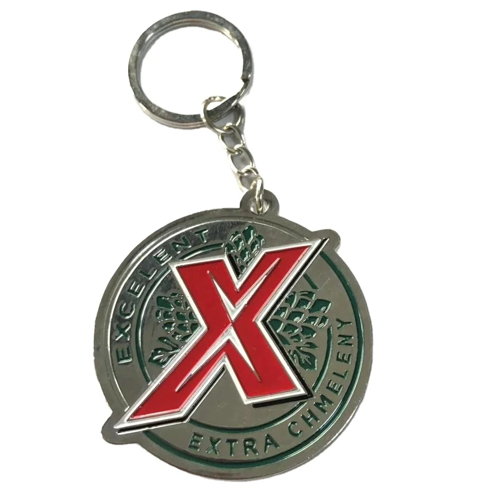 High quality customized factory zinc alloy round shape bottle opener golf with keychain