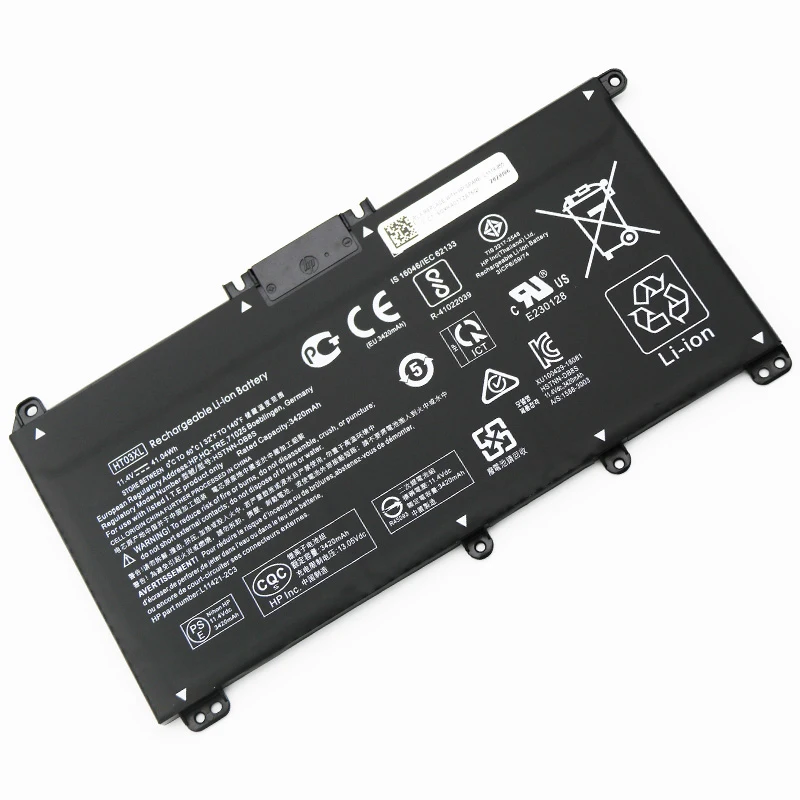 

Rechargeable Original laptop battery HT03XL HSTNN-LB8M for HP 245 250 G7 255 TPN-I132 TPN-C136 TPN-I130 Q207 Q208 Q209 C135, Black