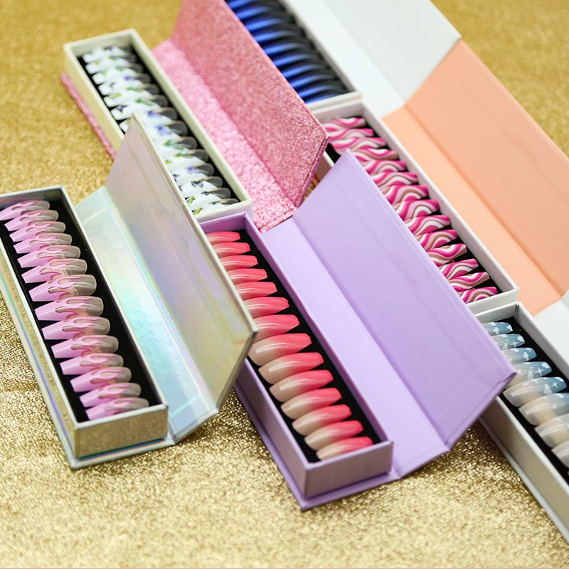 

Tstory 2021 Advanced new design Decoration Private Label Packaging Boxes Press On Nails