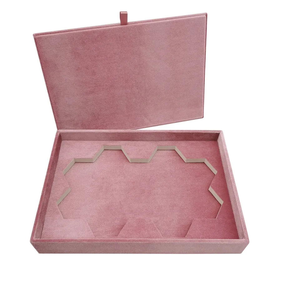 

ring tray Jewelry display tray ring display box velvet ring packaging display box candy color, Pink