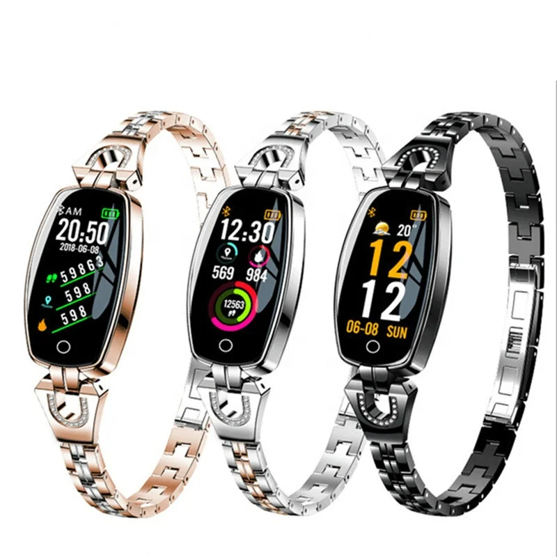 

H8 Smart Watch Women Waterproof Heart Rate Monitor Android IOS Fitness Bracelet Smartwatch VS KW10 DT88