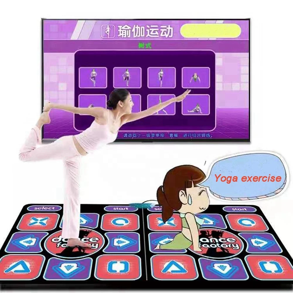 
Body Slimming Relax Massage New dance pad Wireless Non-Slip Dancing Step Dance Game Mat Pad 