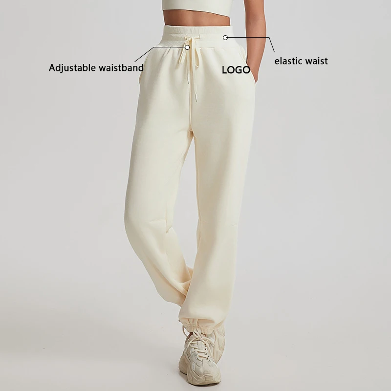 

XW-YZ5076 Hot Selling New Style Pants Workout Loose Casual Wide Leg Solid Color Fitness Pants Joggers