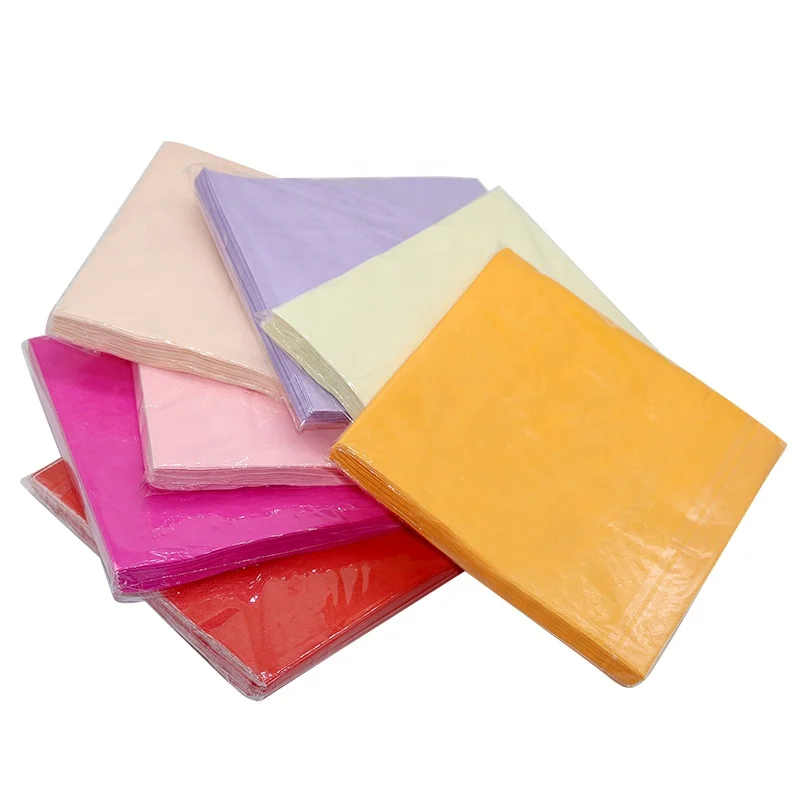 

Wholesale 33*33cm 2ply Solid Plain Colors Square Tissue Party Paper Napkin, 18 colors in stock