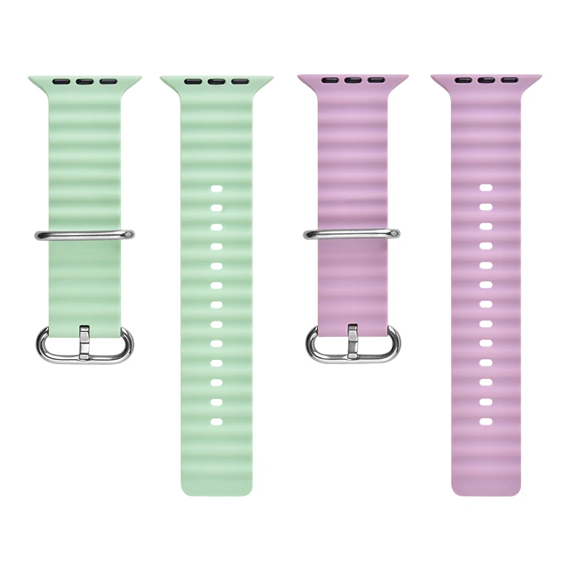 

Smart silicone watch band strap for apple watch 38mm 42mm