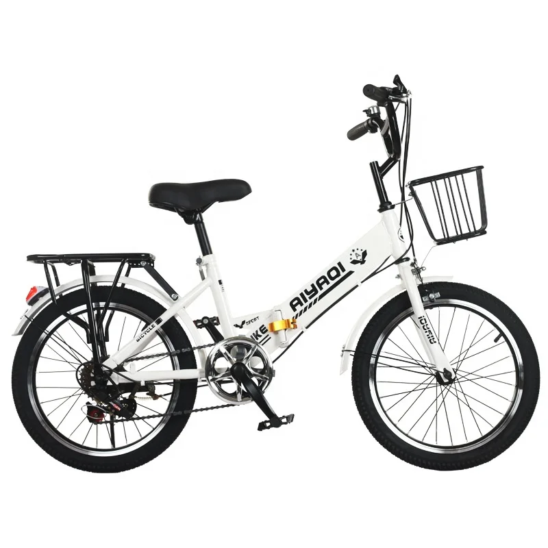 

Folding bicycle children's bicycle male and female same adult bicycle 18 "20" 22", Red