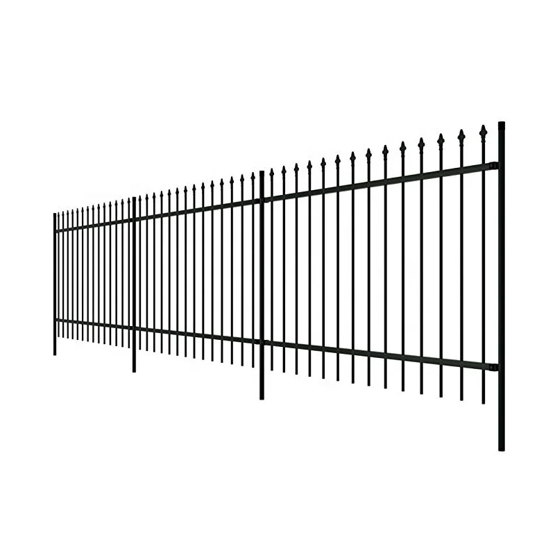 

Celia Original Design Aluminum Metal Flat Top Pool Garden Black Fence Panel