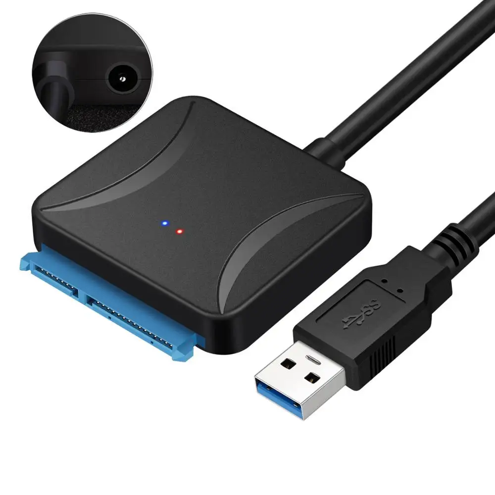 

USB 3.0 To SATA Adapter Cable Turns SSD HDD Hard Disk Into External Hard Drive