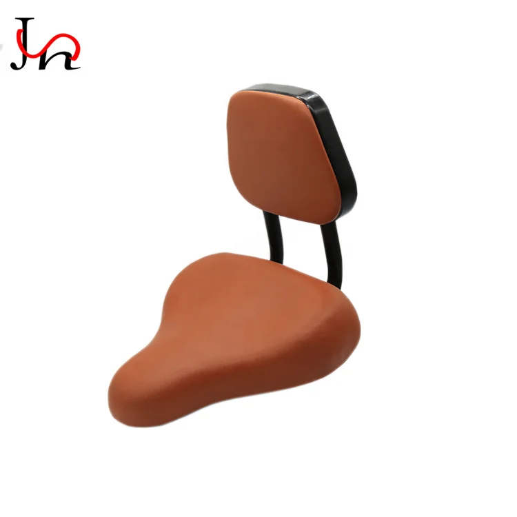 

Electric bicycle black comfortable saddle lazy seat tricycle back seat, Orange