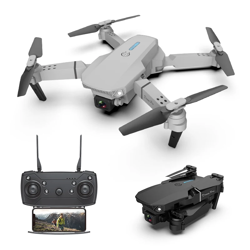 

E88 Pro The Wholesaler Drone With Camera Remote Control 4K Dual E88 Folding Drone With Camara Vs Mavic Mini Air Drone