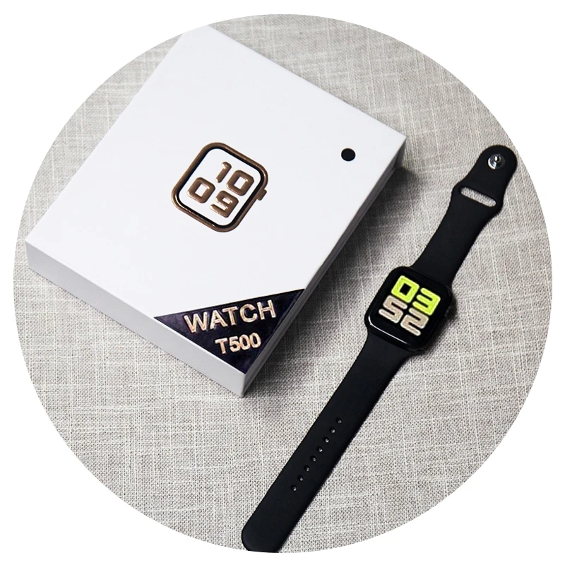 

T500 smartwatch waterproof Sport Pedometer fitness smart watch 2021 support hiwatch 6 plus serie android smart watch T500