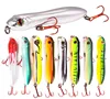 10cm 15.6g 8 Colors 3D Eye Sea Hard Fishing Lure Diving Swivel Jig Wobbler Crank Bait 3D Eyes Double Hooks Baits