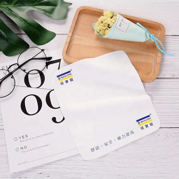 

high quality cheap price personalized custom print microfiber eyeglasses cleaning cloth