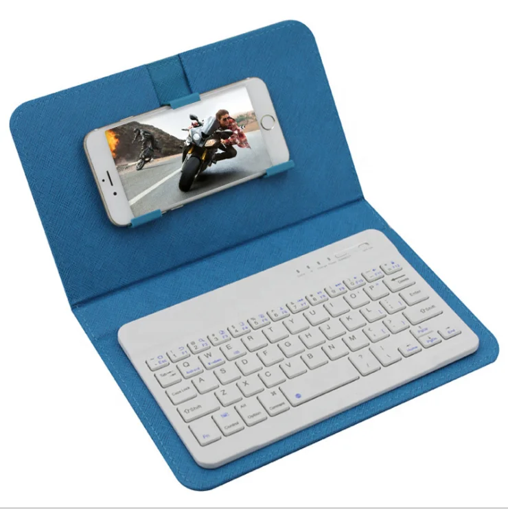 

Mini Portable wireless detachable keyboard with cover leather case for Android phones, More colors