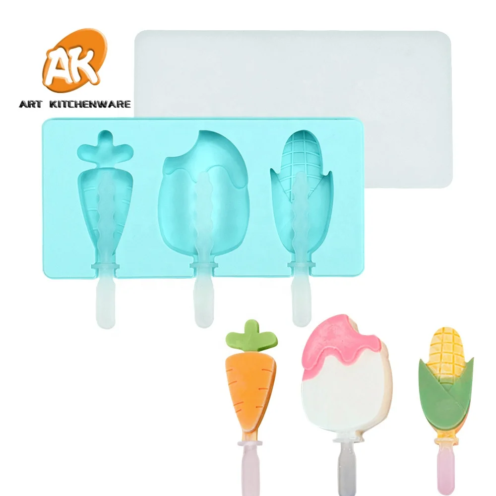

AK Ice Cream Molds Silicone Popsicle Mold Freeze Ice Cream Maker DIY Dessert Mould Form For Popsicle Mould Cakesicle Mold Tools