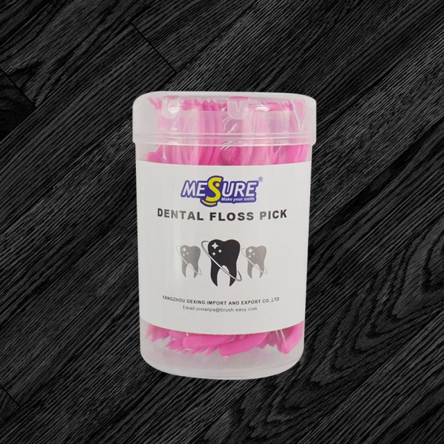 Dental Floss Picks Oral Care Tooth Stick Bulk Custom Logo 50 Picks In