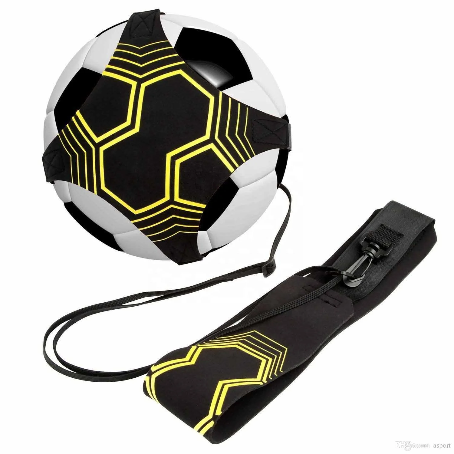 

OEM Fit balls 3 4 5 adjustable kick solo soccer trainer training equipment for kids and adult soccer skills improvement, Custom color