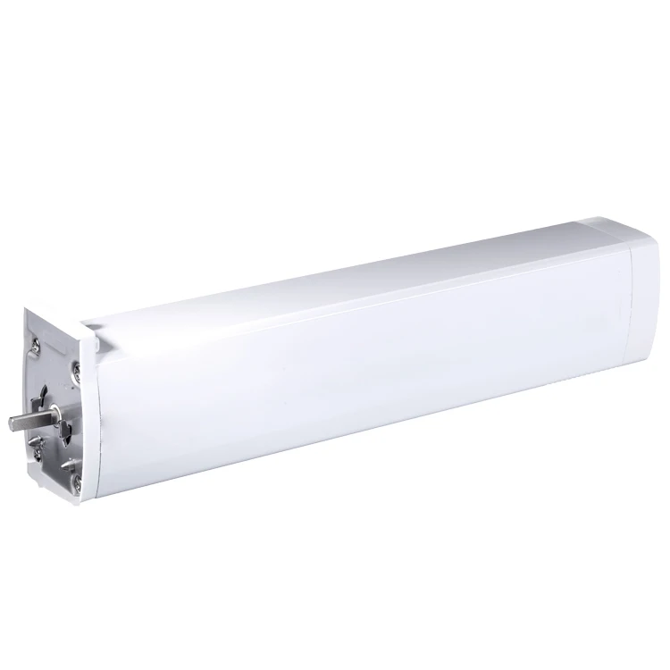 

Tuya Smart Home Wireless Auto Open And Close Window Curtain wifi Remote Control Electrical Curtain motor with battery, White